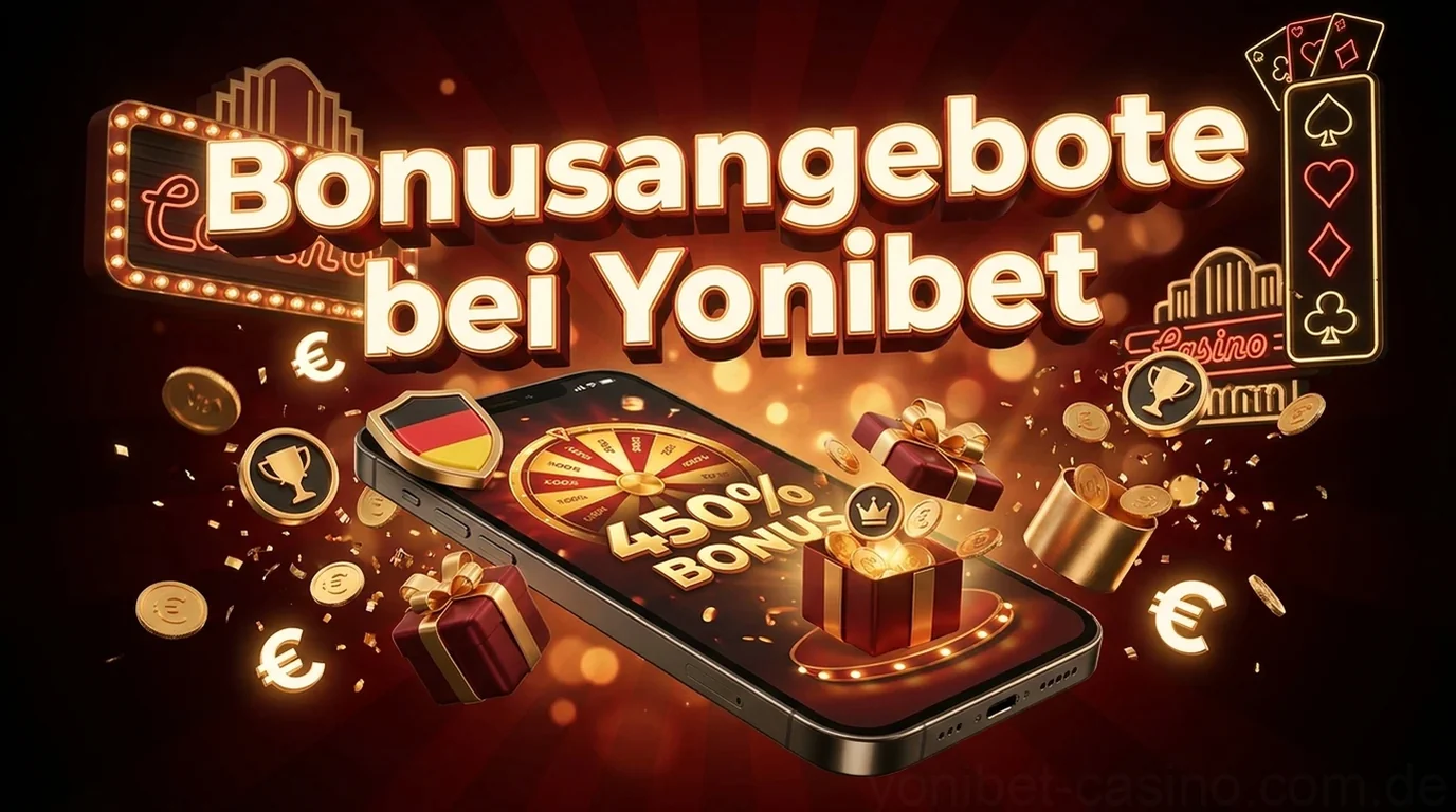Bonusangebote bei Yonibet